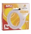 CINTA ADHESIVA DOBLE CARA APLI 15 MM X 20 M