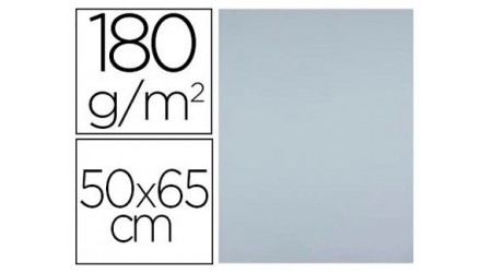 CARTULINA 50X65 CM GRIS 180 GR