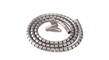 ORGANIZADOR DE CABLES FELLOWES ZIP  0,20 x 2 MT PLATA