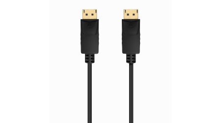 CABLE DISPLAY PORT 1.5 METROS V1.2 4K 60HZ M/M NEGRO AISENS