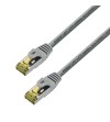 CABLE RED RJ45 0.5 METROS CAT.7 S/FTP (S-STP) COLOR GRIS AISENS