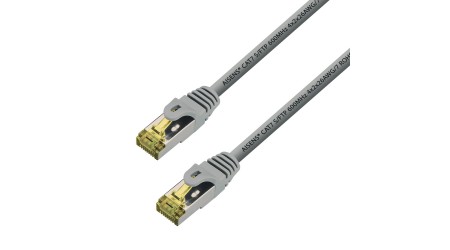 CABLE RED RJ45 0.5 METROS CAT.7 S/FTP (S-STP) COLOR GRIS AISENS