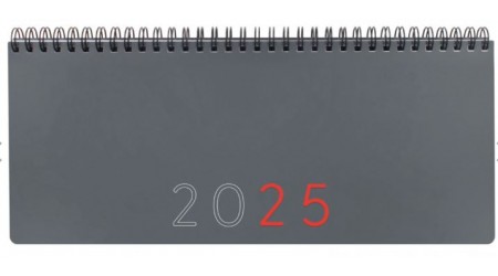 PLANIFICADOR DE SOBREMESA 2021 FINOCAM SEMANA VISTA CON NOTAS GRIS