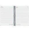AGENDA 2027 ESPIRAL FINOCAM OPAQUE E40 A4 21x29,7 CM DIA PAGINA AZUL TAPA PP C/GOMA