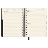 AGENDA 2025 ESPIRAL FINOCAM PROFESIONAL TEMPUS 1/4 DIA PAGINA TAPA DURA PP. CIERRE C/GOMA NEGRA