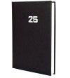 AGENDA 2025 ENCUADERNADA FINOCAM DYNAMIC MILANO 17 X 24 CM DIA PAGINA NEGRO