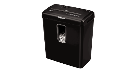DESTRUCTORA FELLOWES P-30C  6 HOJAS 15 LITROS NEGRA PARTICULAS CICLO 3 MINUTOS, GRAPAS Y TARJETAS DE CREDITO