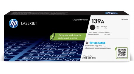 TONER H.P. W1390A  Nº139A NEGRO 1,5K ORIGINAL LASERJET PRO 3001/3002/3003/3004, 3101/3102/3103/3104