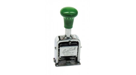 NUMERADOR AUTOMATICO METALICO GREAT WALL 6 CIFRAS 4,5 MM.