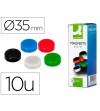 IMANES REDONDOS 35 MM. SURTIDOS C/10 UNID.