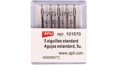 AGUJAS DE RECAMBIO PARA PISTOLA NAVETES TEXTIL ESTANDAR PACK 5 UNIDADES