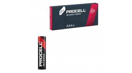 PILAS DURACELL PROCELL ALCALINAS AAA LR03 1,5V 10 UNIDADES PROFESIONAL