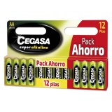 PILAS CEGASA SUPER ALCALINAS AA LR6  12 UNIDADES
