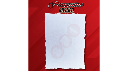 PERGAMINO RUSTICO BLANCO 200 GR.  25 HOJAS