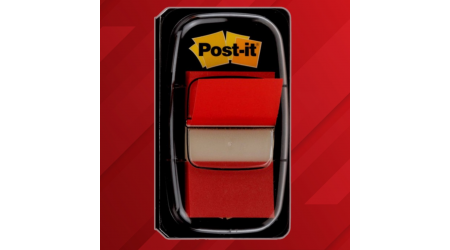 INDICE POST-IT DISPENSADOR 50U. 25,4X43,7 ROJO