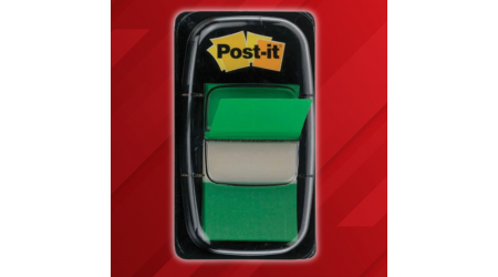 INDICE POST-IT DISPENSADOR 50U. 25,4X43,7 VERDE