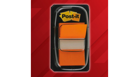 INDICE POST-IT DISPENSADOR 50U. 25,4X43,7 NARANJA
