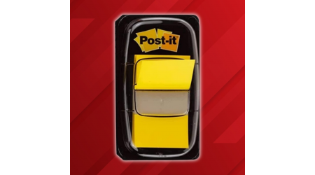 INDICE POST-IT DISPENSADOR 50U. 25,4X43,7 AMARILL