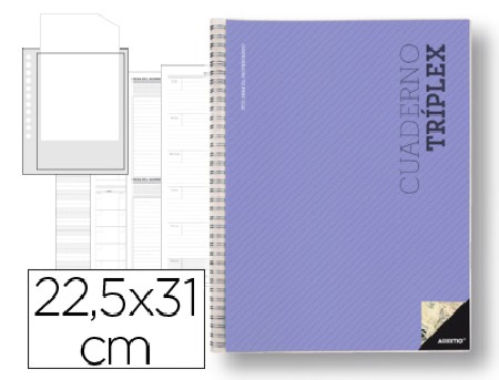 CUADERNO ADDITIO TRIPLEX PROFESOR ETIQUETAS Y CALENDARIO / CATALAN
