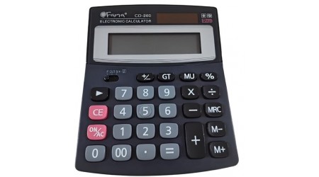 CALCULADORA FAMA CD-260 BT-1102 12 DIGITOS 110 x 134 x 35 mm