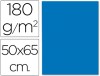 CARTULINA 50X65 CM LIDER AZUL MAR 180 GR