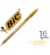 BOLIGRAFO BIC CRISTAL FUN CUERPO TRANSPARENTE