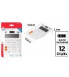 CALCULADORA SOBREMESA MP 12 DIGITOS 136 x 98 x 31 MM. BLANCA