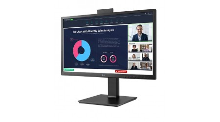 MONITOR LG PROFESIONAL IPS 24'' FULL HD USB-C CON MICROFONO Y   WEBCAM INTEGRADOS