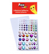 GOMETS FIGURAS ADHESIVAS CRISTAL FIGURAS COLORES SURTIDOS SET DE 9,5 X 16 CM FIXO KIDS