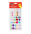 GOMETS FIGURAS ADHESIVAS CRISTAL FIGURAS COLORES SURTIDOS SET DE 9.5 X 18 CM FIXO KIDS