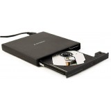 REGRABADORA DVD EXTERNO SLIM NEGRA USB 2.0 GEMBIRD