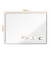 PIZARRA BLANCA MAGNETICA ACERO LACADO MARCO ALUMINIO 90x120 CM NOBO PREMIUM PLUS