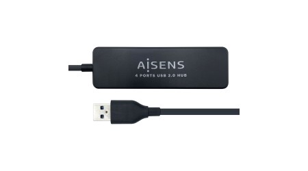 HUB USB 2.0 AISENS A 4 PUERTOS USB 2.0