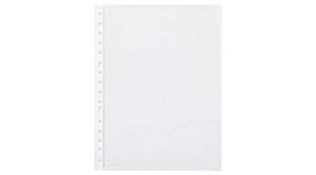 FUNDA MULTITALADRO A4 90 MICRAS PARDO CRISTAL