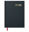 AGENDA 2026 ENCUADERNADA DOHE SINTEX DIA PAGINA 14x20 CM. NEGRO FSC