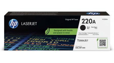 TONER H.P. W2200A 220A NEGRO 2K LASERJET PRO 4202, 4302 ORIGINAL