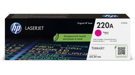 TONER H.P. W2203A 220A MAGENTA 1,8K LASERJET PRO 4202, 4302 ORIGINAL