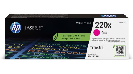 TONER H.P. W2203X 220X MAGENTA 5,5K LASERJET PRO 4202, 4302 ORIGINAL