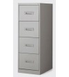 ARCHIVADOR METALICO CARPETAS COLGANTES 4 CAJONES 132x47x60 CM GRIS MQ7035 ANTIVUELCO INCLUIDO