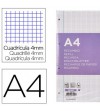 RECAMBIO A4 CUADRO 4x4  90 GR. 100 HOJAS 4 ANILLAS ANCOR