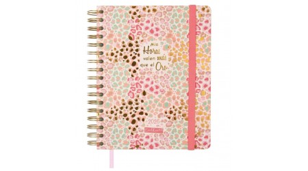 AGENDA 2026 ESPIRAL FINOCAM TALKUAL A5 21 x 14,8 CM DIA PAGINA TAPA EXTRA DURA.