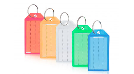 LLAVERO PLASTICO 20 UNIDADES SURTIDAS