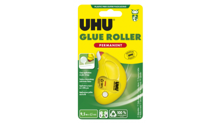 PEGAMENTO CINTA UHU PERMANENTE 6,5 MM x 9,5 METROS