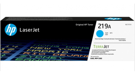 TONER H.P. Nº 219A CYAN W2191A HP COLOR LASER JET PRO 1200 PAG HEWLETT PACKARD ORIGINAL