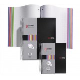 CUADERNO ESPIRAL MIQUELRIUS A4 NOTEBOOK 8 MICRO.TAPA PP A4 200H 70G CUADRIC.5X5 NEGRO
