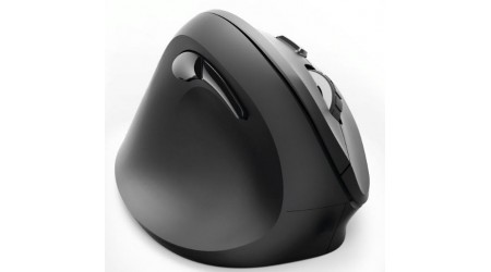 RATON ERGONOMICO VERTICAL ZURDOS OPTICO HAMA EMW-500L INALAMBRICO COLOR NEGRO