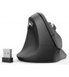RATON ERGONOMICO VERTICAL ZURDOS OPTICO HAMA EMW-500L INALAMBRICO COLOR NEGRO