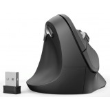 RATON ERGONOMICO VERTICAL ZURDOS OPTICO HAMA EMW-500L INALAMBRICO COLOR NEGRO
