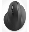 RATON ERGONOMICO VERTICAL ZURDOS OPTICO HAMA EMW-500L INALAMBRICO COLOR NEGRO