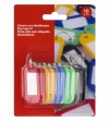 LLAVERO PLASTICO 10 UNIDADES COLORES SURTIDOS APLI